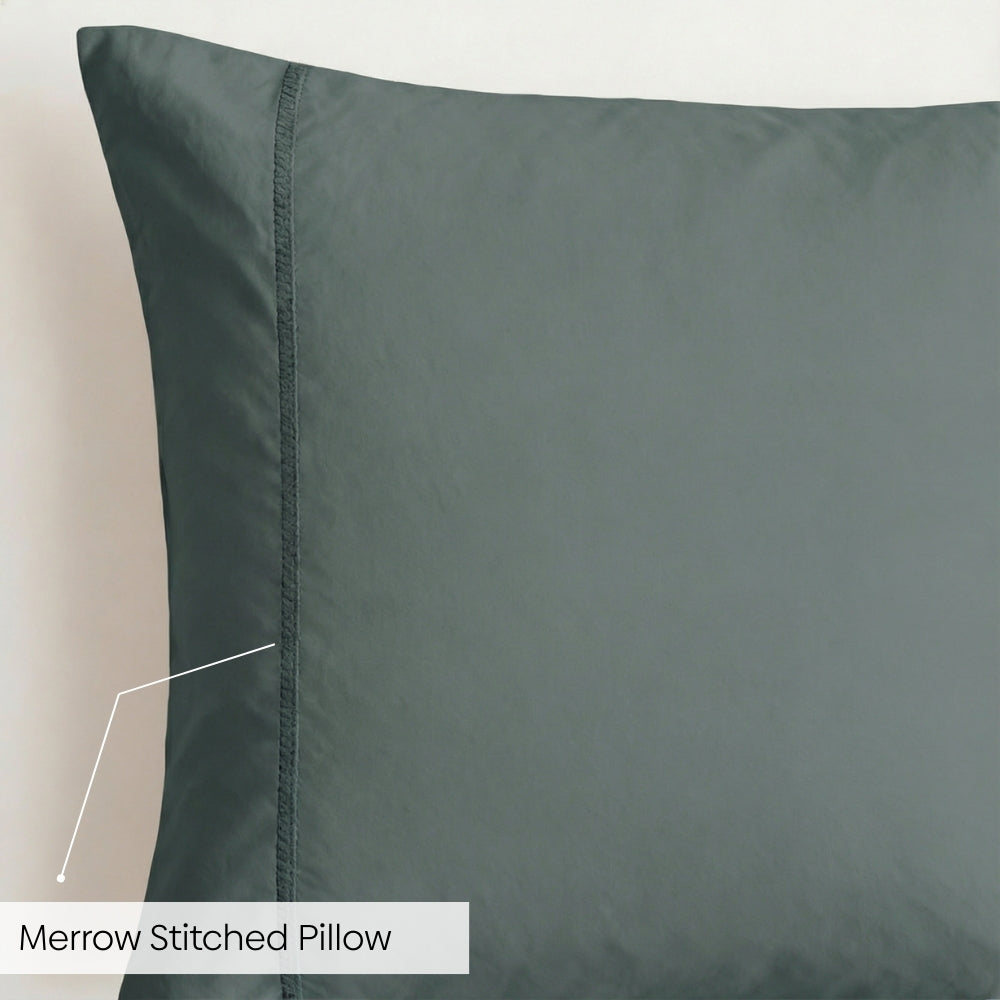 Organic Cotton Bedsheet- Deep Drift 300 TC Percale