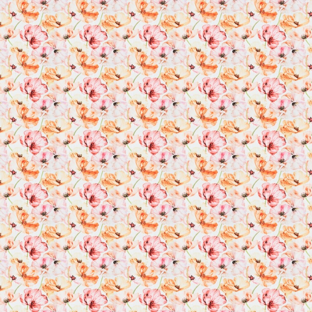 300 TC Satin Royale Bedsheet Seraphine Blossom, Multicolor - King Size | haus & kinder
