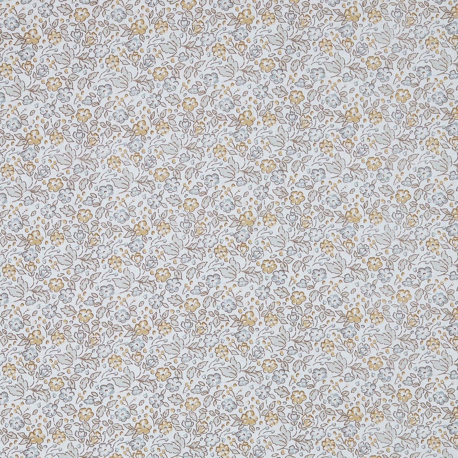 Cottage Calico 100% Cotton Double Flat Bedsheet, Pale Peach - 186 TC - Bedsheets | haus & kinder