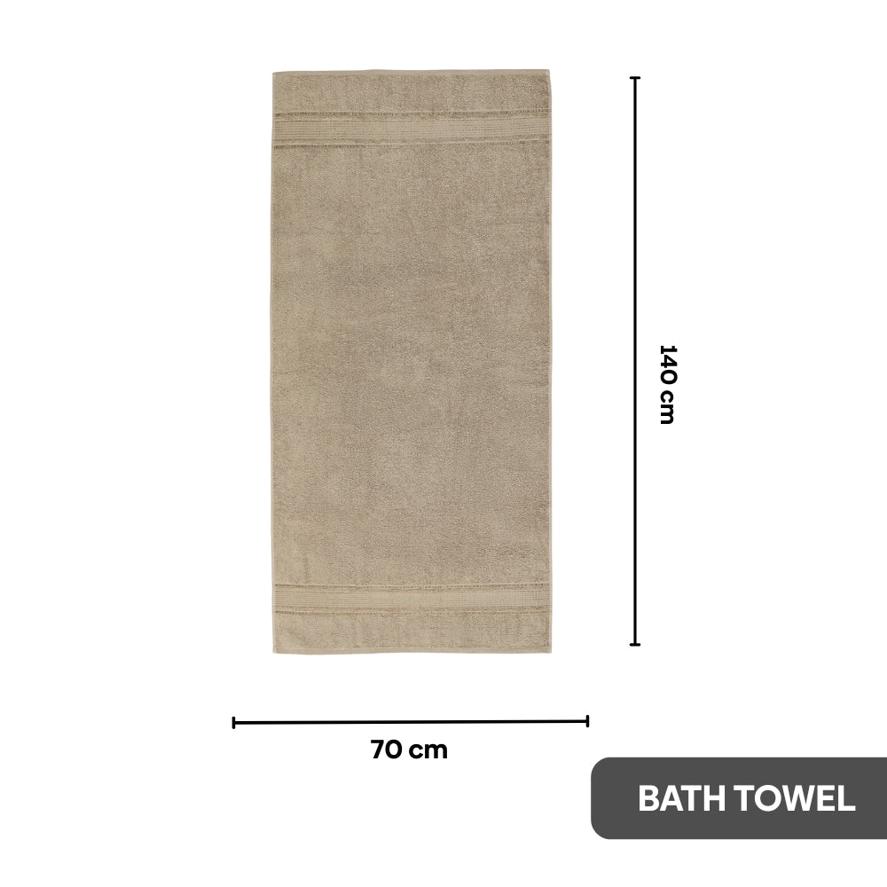 Celebration Gift Set of 7- Bed Sheet & Towel Set, Ivory