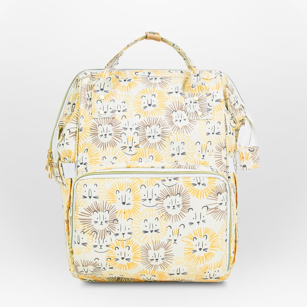 Art on Canvas Chic Diaper Bag Backpack for New Parents (Capacity