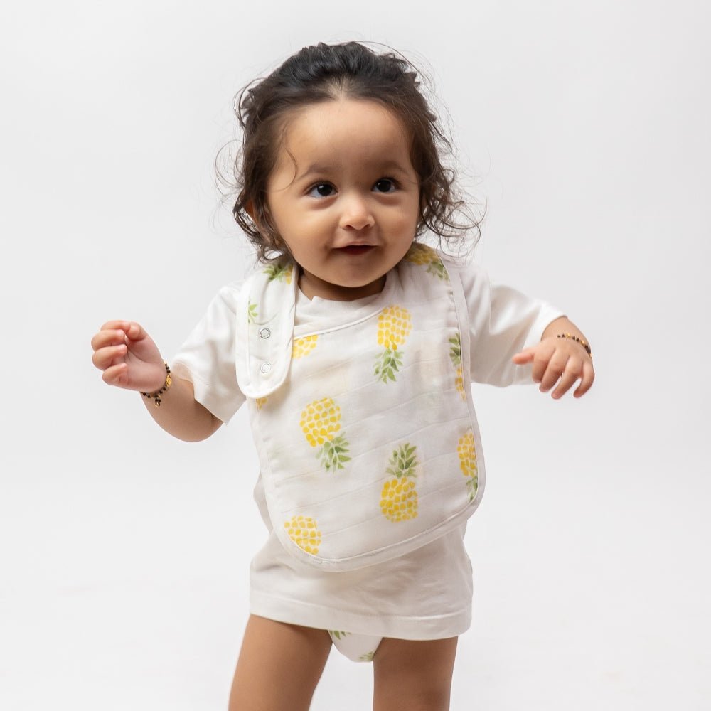 Tropical Twist : Pack of 3 Bibs - Baby Essentials | haus & kinder