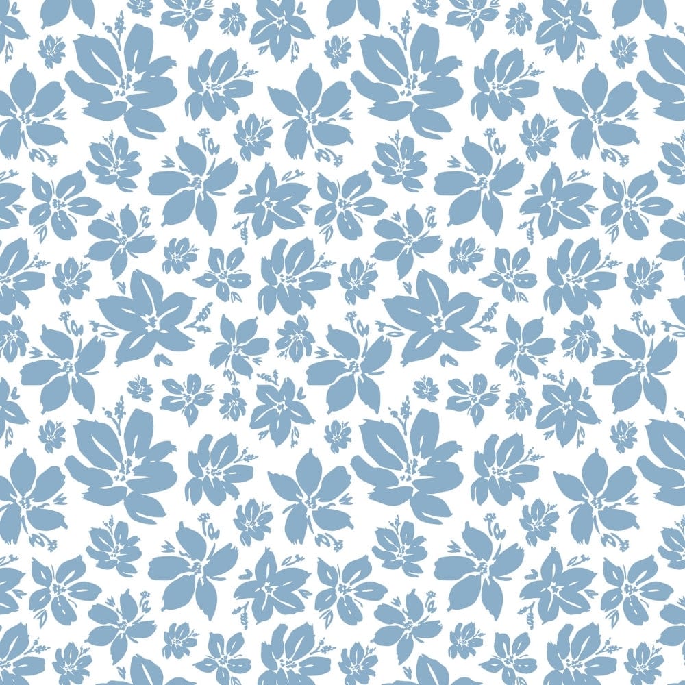 Bluebell Whisper 100% Cotton King Fitted Bedsheet, 144 TC - Bedsheets | haus & kinder