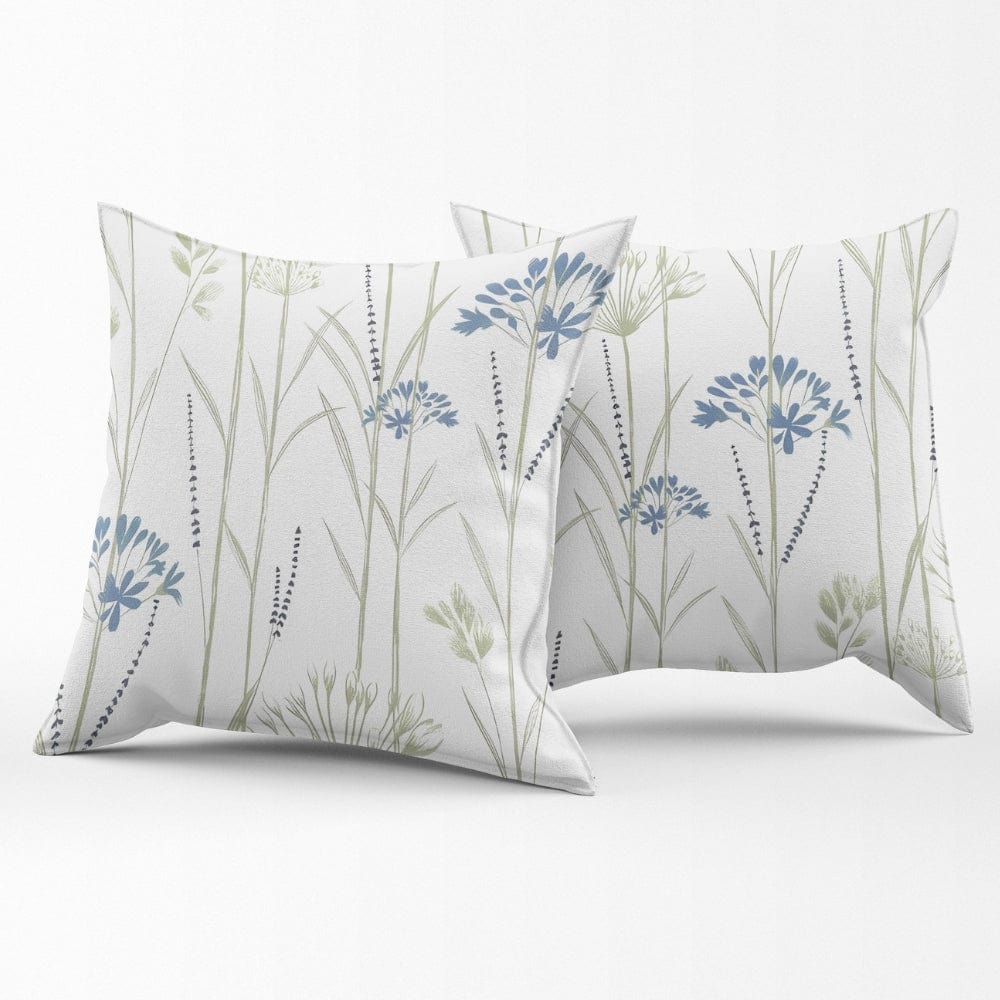 Wild whisper Blue Cushion Cover