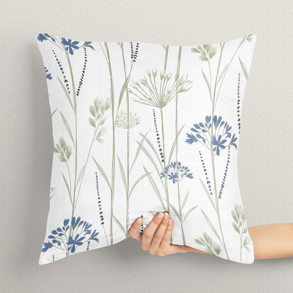 Wild whisper Blue Cushion Cover