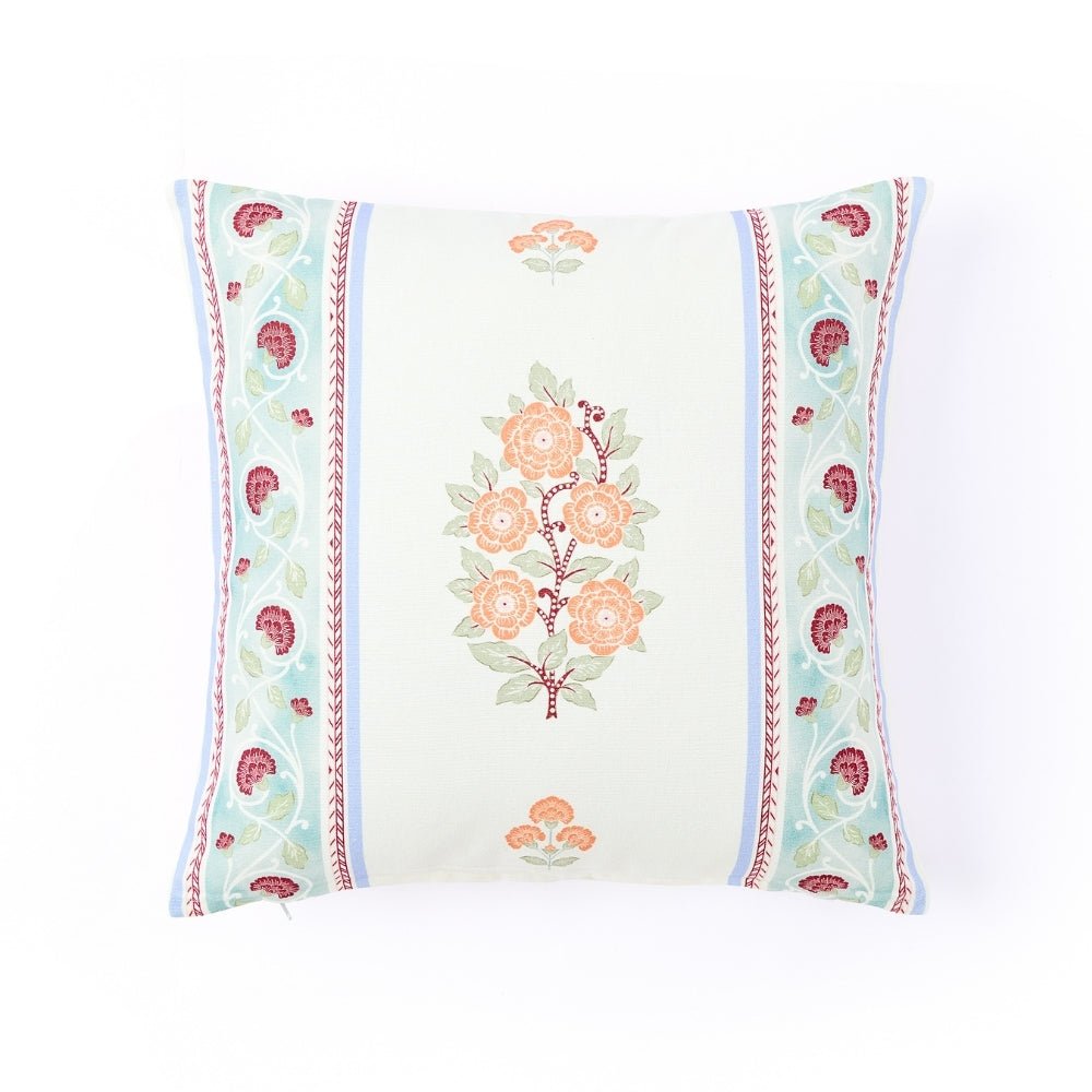 Orchid Courtyard Charm 100% Cotton Cushion Covers, Pack of 2 - Cushion Covers | haus & kinder