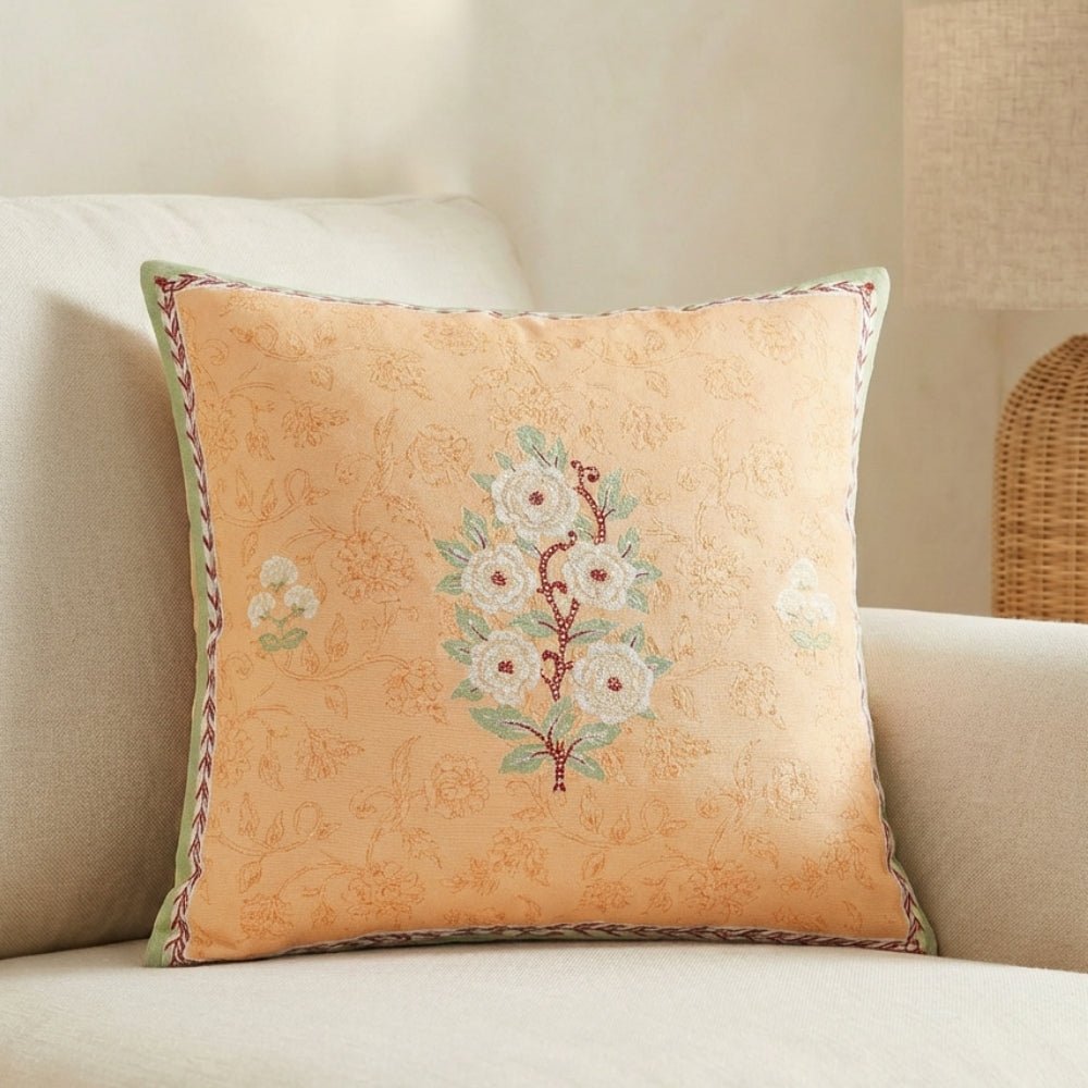 Desert Rose Courtyard 100% Cotton Cushion Covers, Pack of 2 - Cushion Covers | haus & kinder