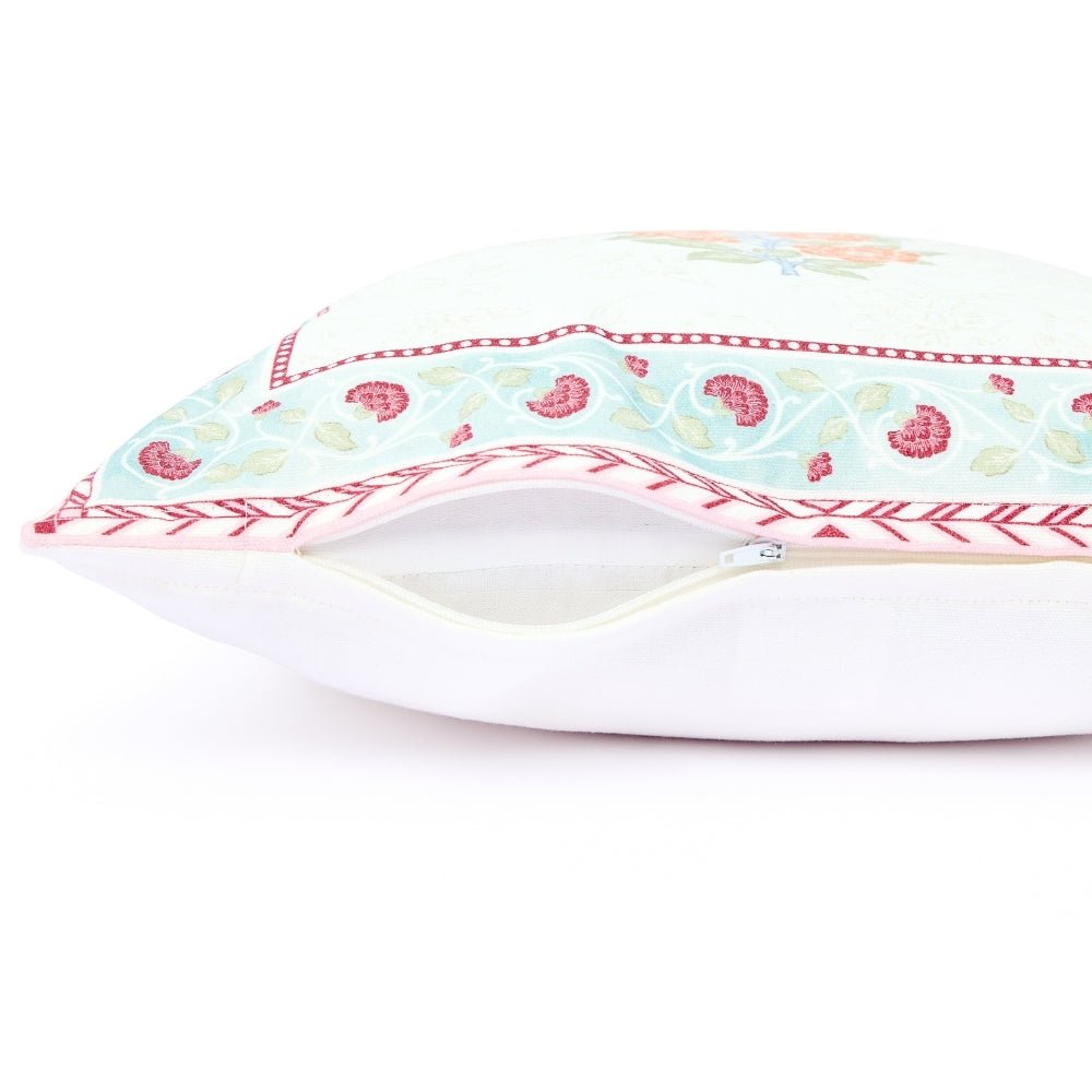 Blossom Court 100% Cotton Cushion Covers, Pack of 3 - Cushion Covers | haus & kinder