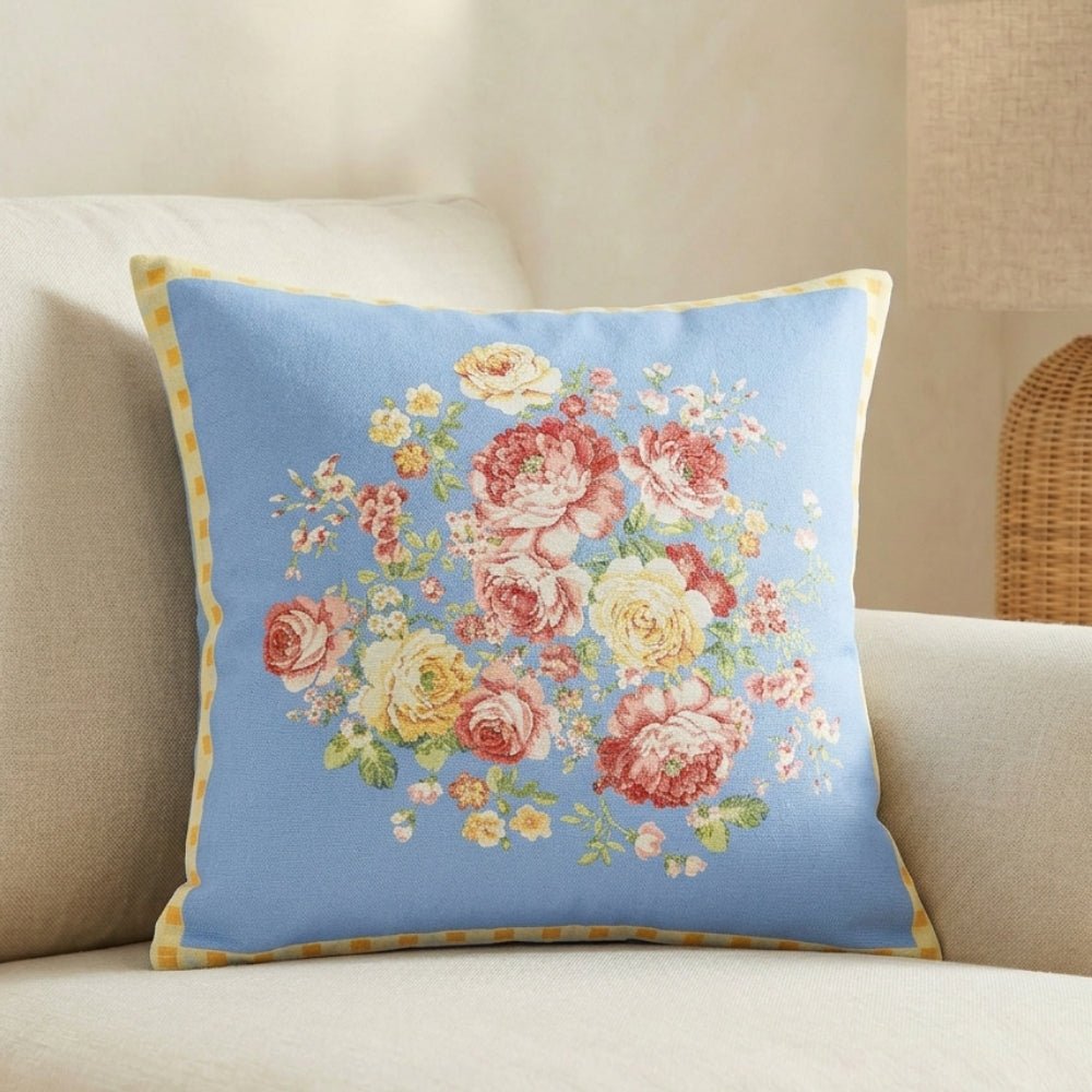 Bloom Reverie 100% Cotton Cushion Covers, Pack of 5 - Cushion Covers | haus & kinder