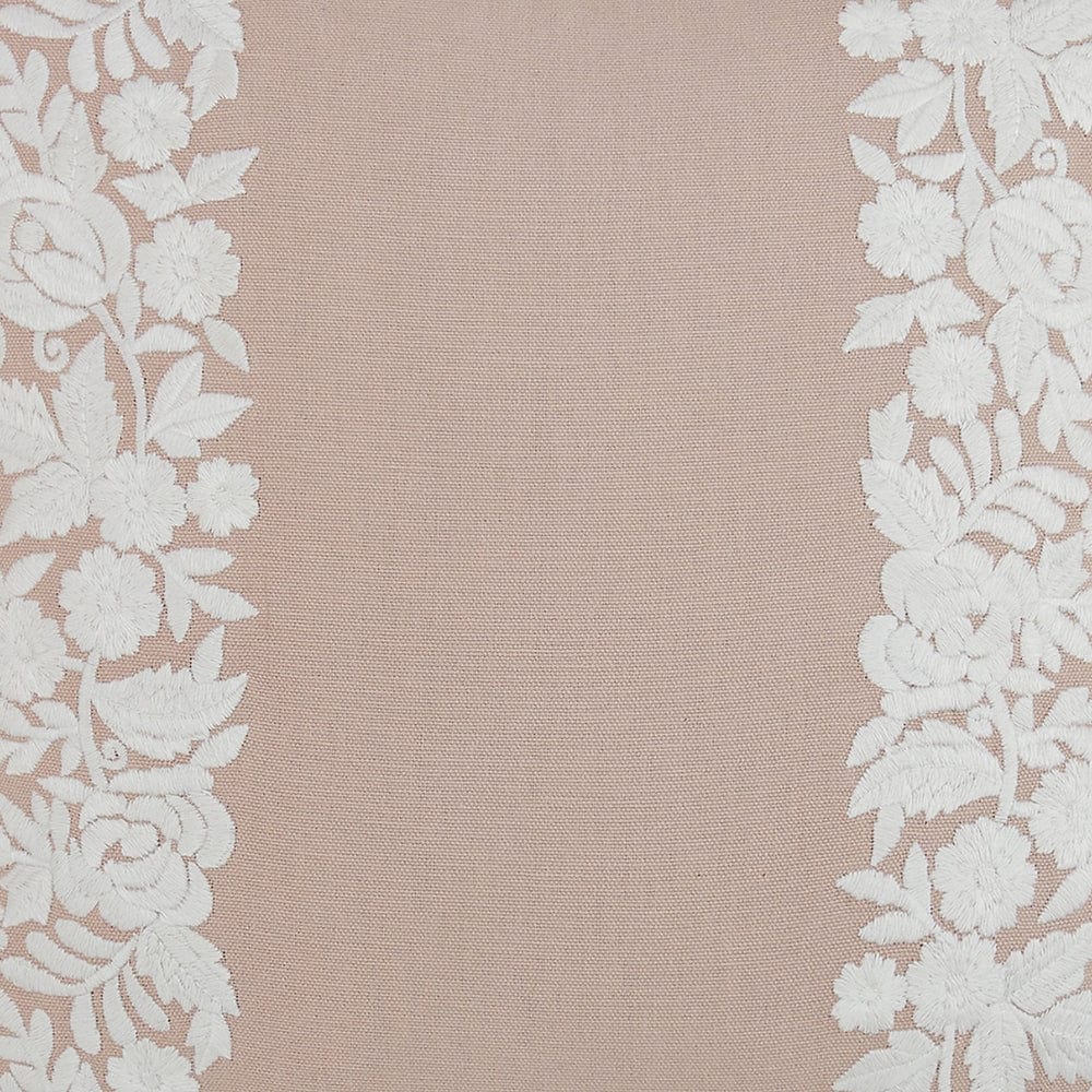 Embroidered Decorative Cushion Cover, Lacewood Elegance Bunch
