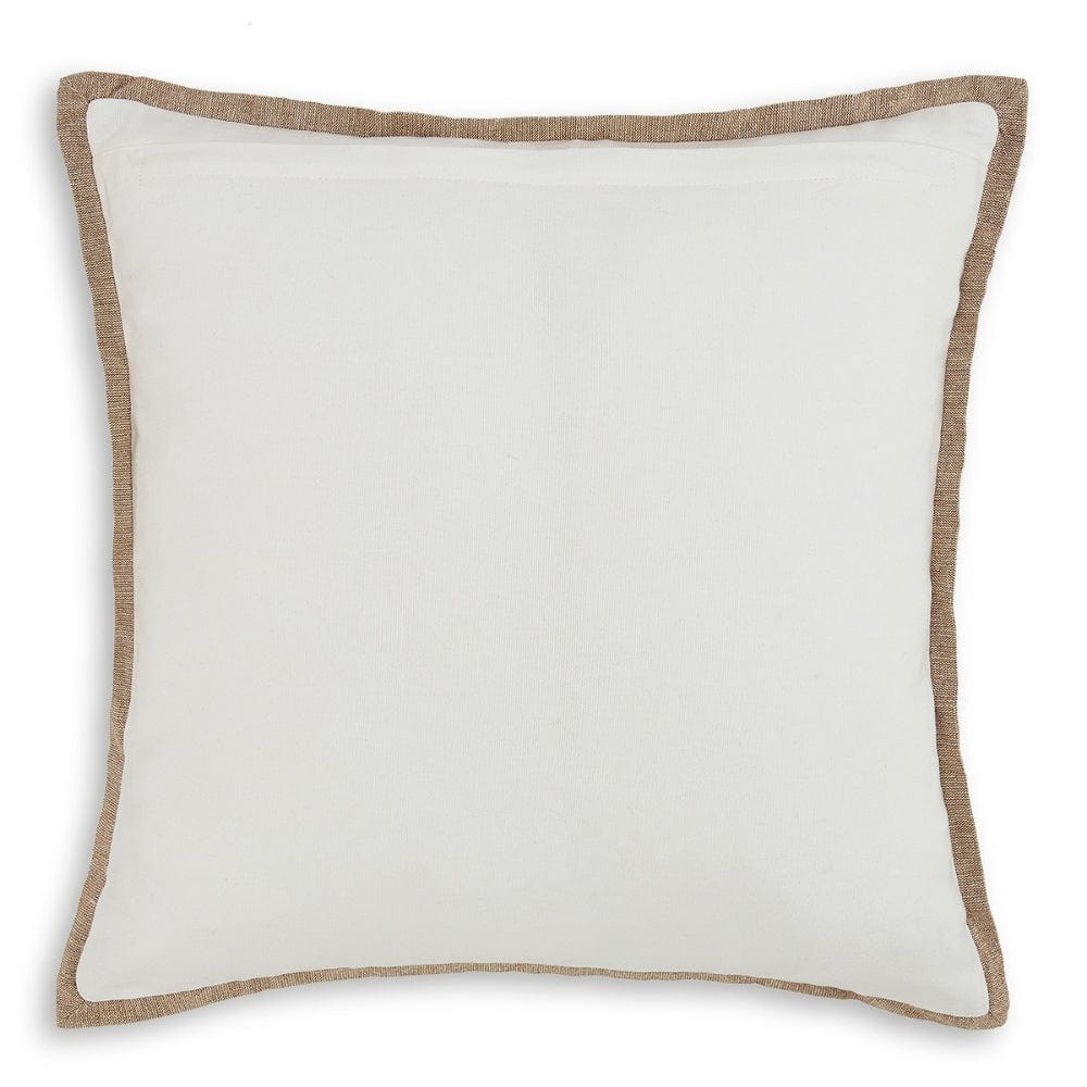 Embroidered Decorative Cushion Cover, Ivory Grace