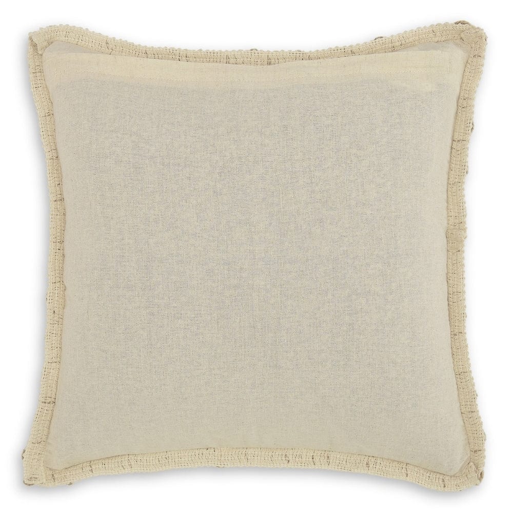 Embroidered Decorative Cushion Cover, Earthy Elegance