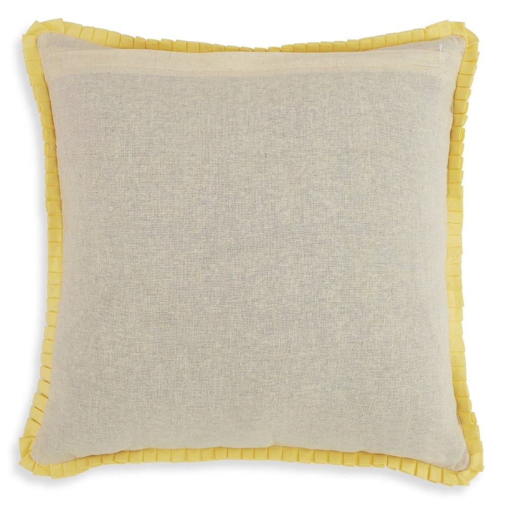 Embroidered Decorative Cushion Cover, Meadow Whimsy