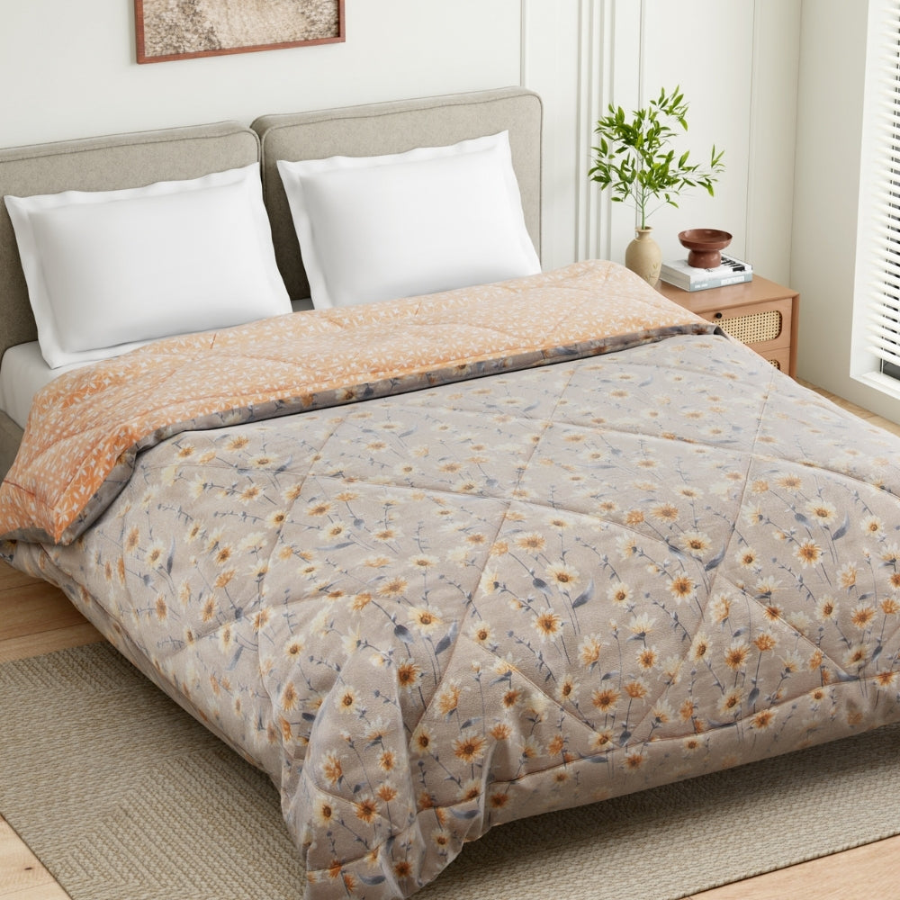 Golden Meadow Printed Comforter, (150 GSM)