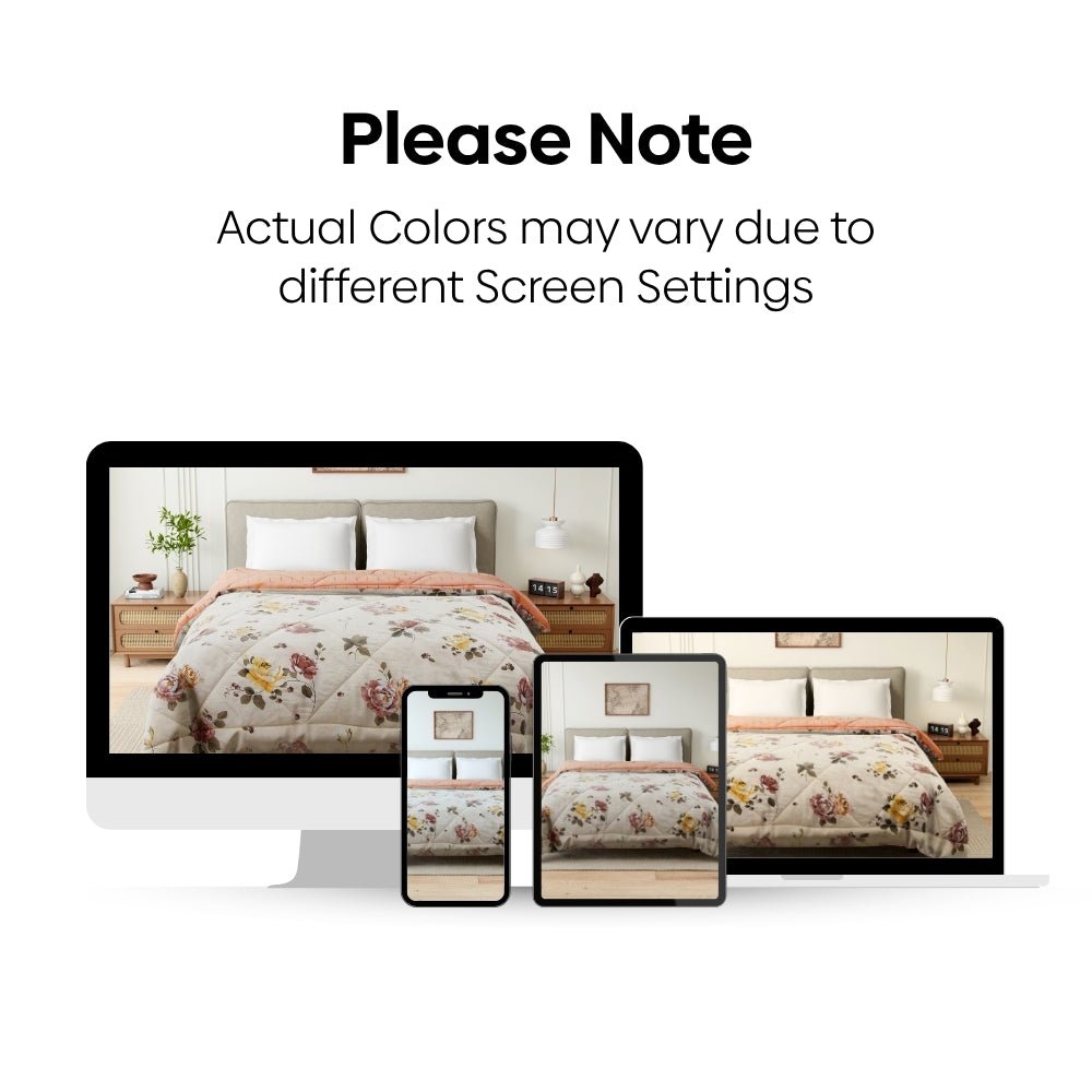 Rosabelle Printed Comforter, (150 GSM) - Comforter | haus & kinder