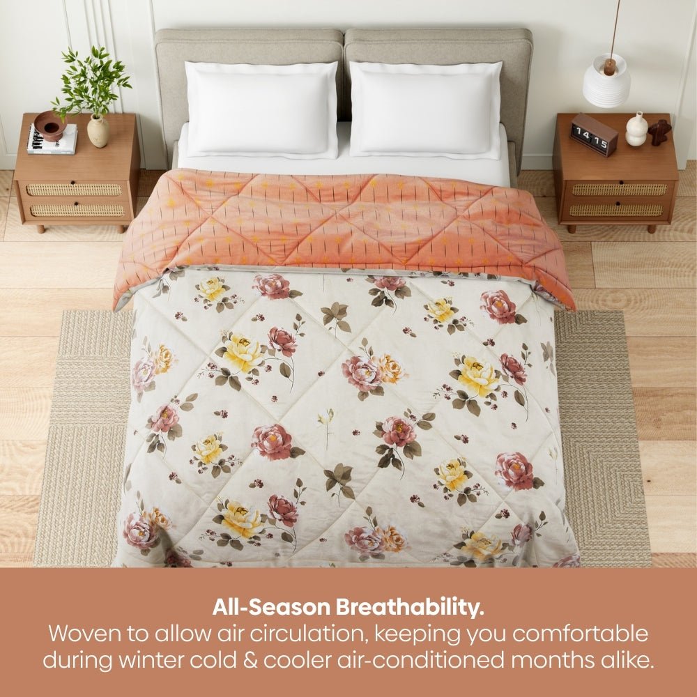 Rosabelle Printed Comforter, (150 GSM) - Comforter | haus & kinder