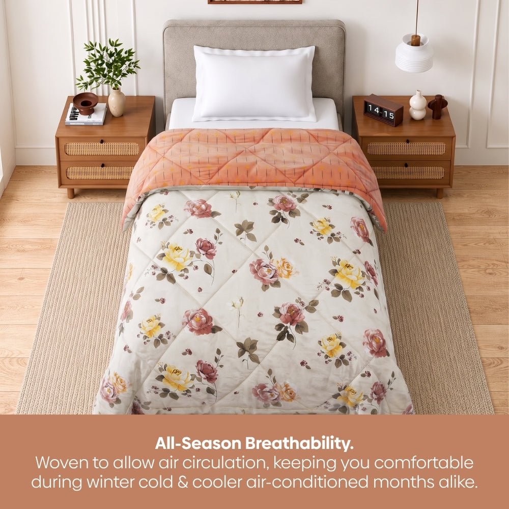 Rosabelle Printed Comforter, (150 GSM) - Comforter | haus & kinder