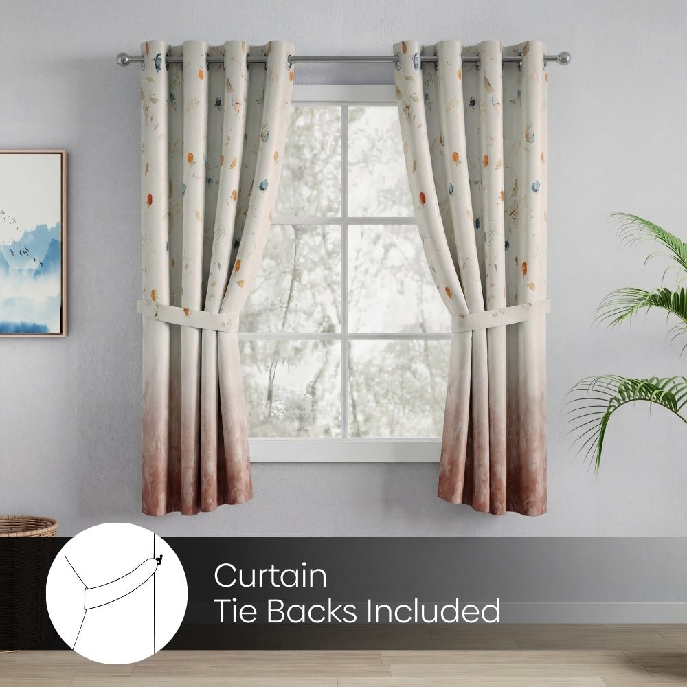 Blackout Panel Digital Printed Pack Of 2 Curtain, Multicolor - Blackout Curtains | haus & kinder