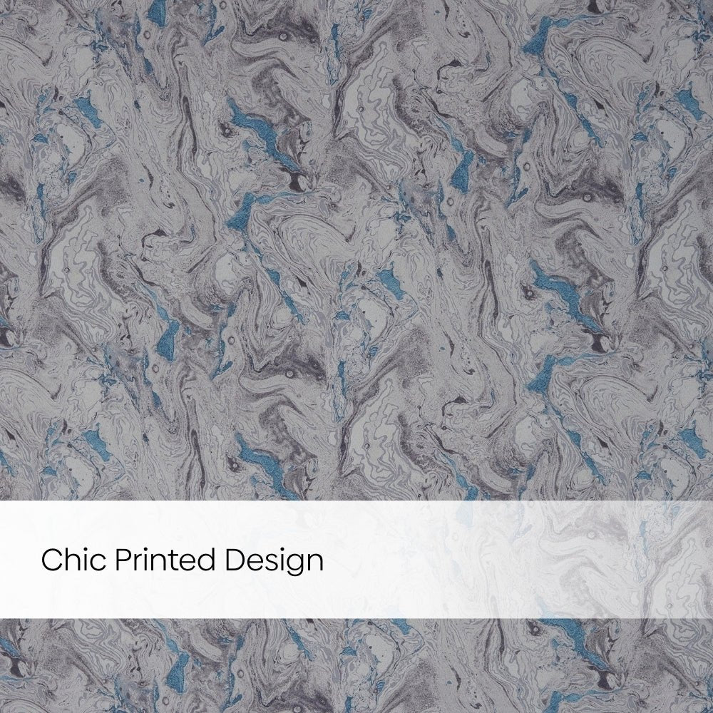 Blackout Digital Printed Pack Of 2 Curtain, Grey - Blackout Curtains | haus & kinder