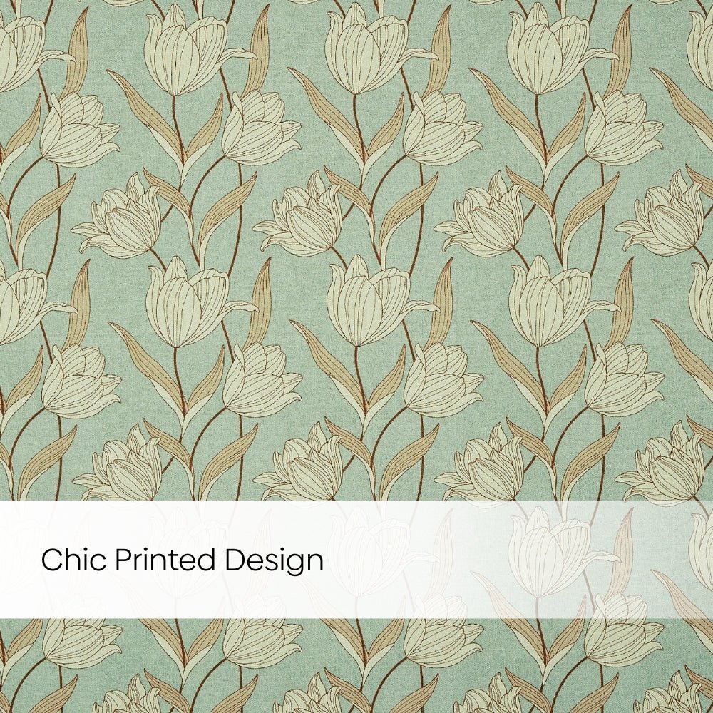 Blackout Digital Printed Pack Of 2 Curtain, Mist - Blackout Curtains | haus & kinder