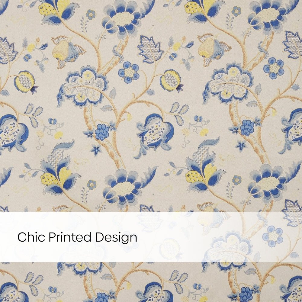 Blackout Digital Printed Pack Of 2 Curtain, Blue - Blackout Curtains | haus & kinder