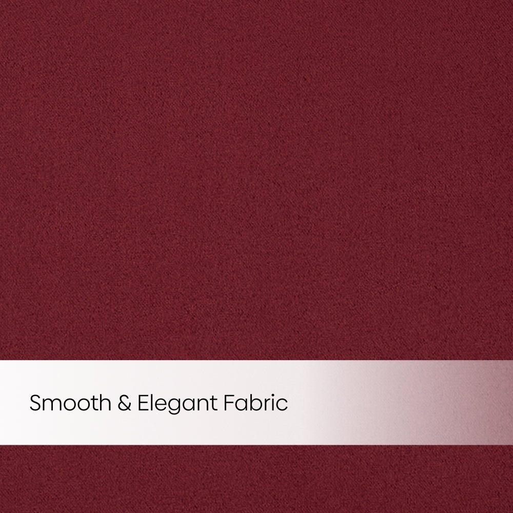 Blackout Solid Essential Drape Pack Of 2 Curtain, Crimson - Blackout Curtains | haus & kinder