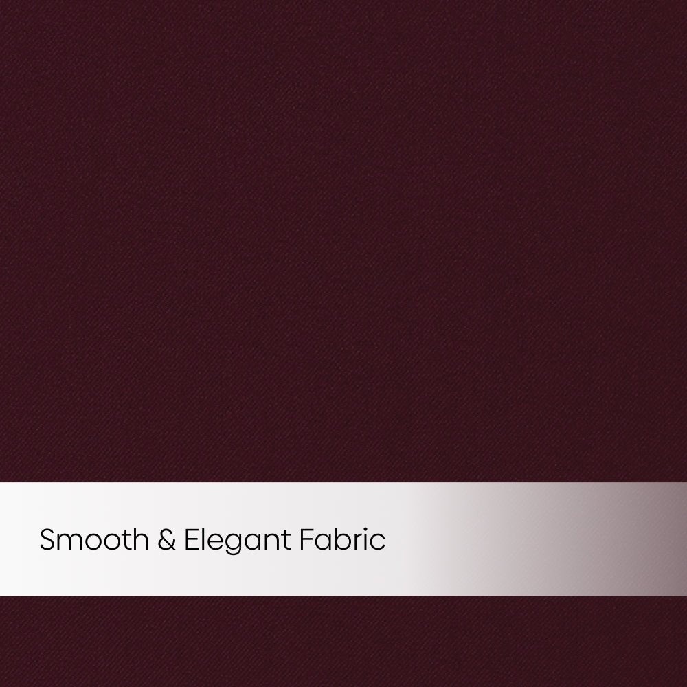Blackout Solid Essential Drape Pack Of 2 Curtain, Wine - Blackout Curtains | haus & kinder