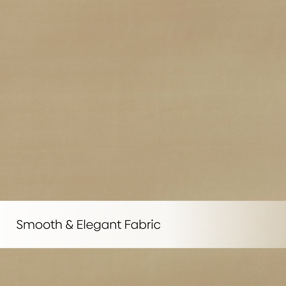 Blackout Solid Essential Drape Pack Of 2 Curtain, Beige