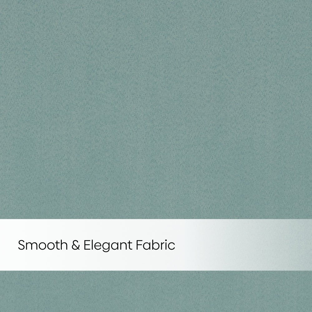 Blackout Solid Essential Drape Pack Of 2 Curtain, Aqua - Blackout Curtains | haus & kinder