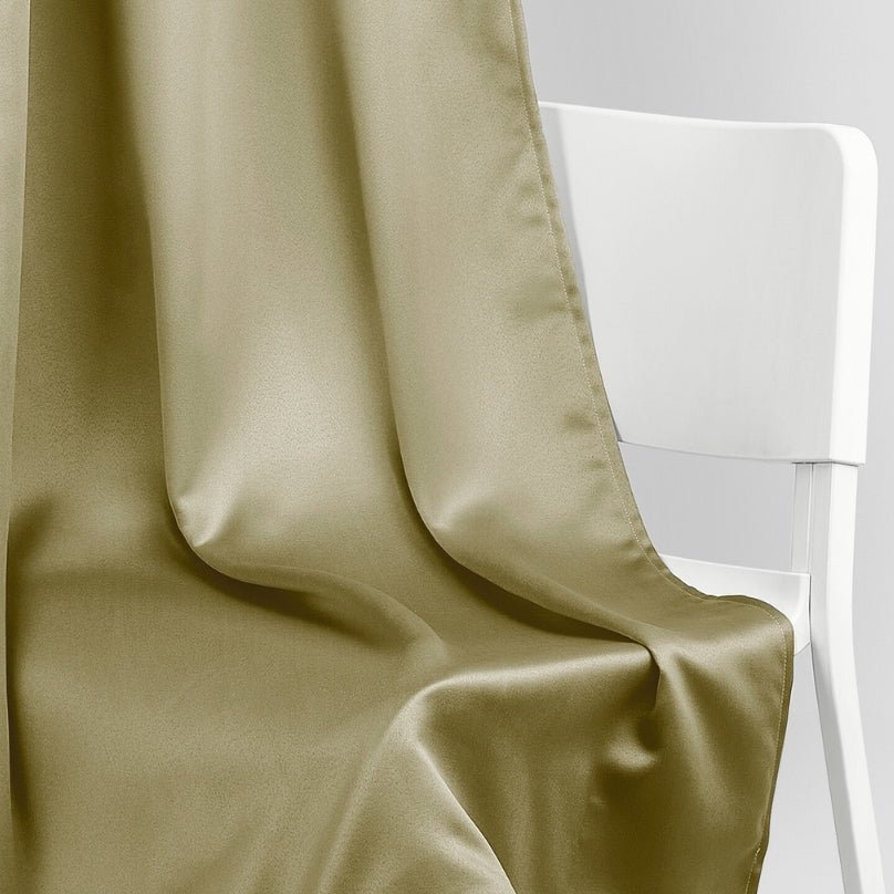 Blackout Solid Essential Drape Pack Of 2 Curtain, Pista Green - Blackout Curtains | haus & kinder