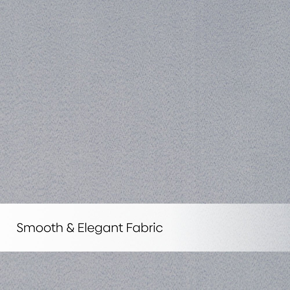 Blackout Solid Essential Drape Pack Of 2 Curtain, Ash Grey - Blackout Curtains | haus & kinder
