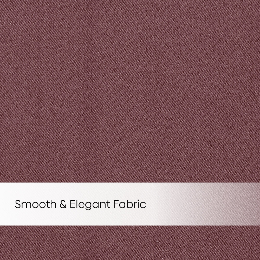 Blackout Solid Essential Drape Pack Of 2 Curtain, Rose