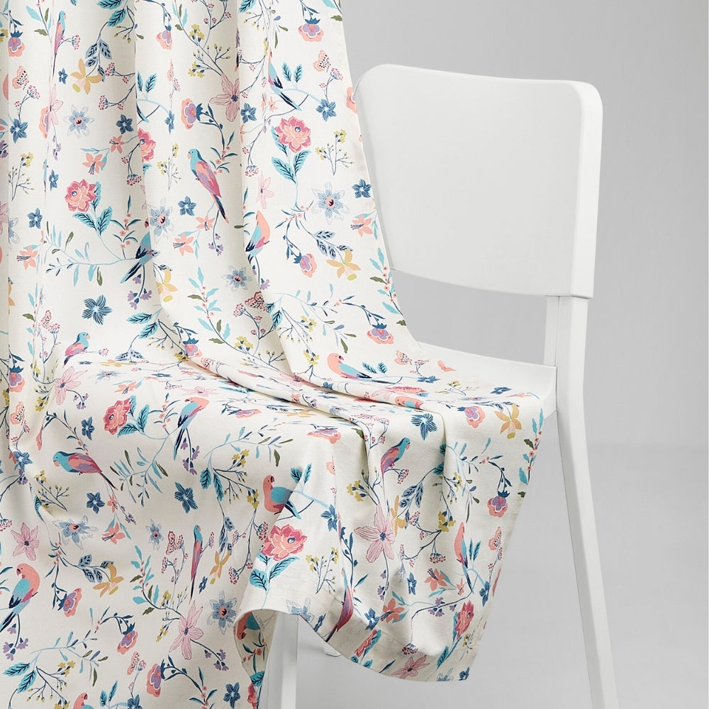 Cotton Printed Pack Of 2 Curtain Exotic Wings, Multicolor