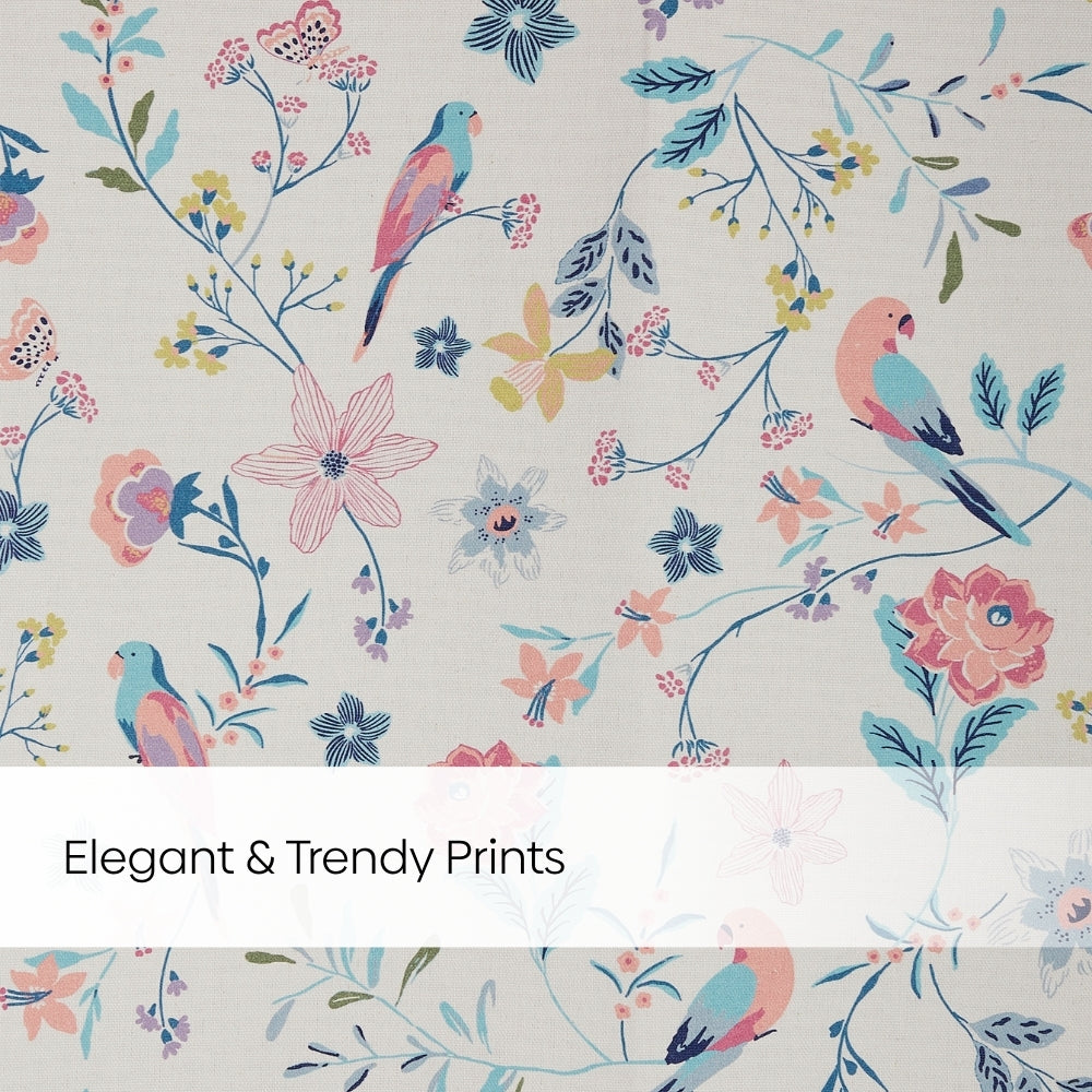 Cotton Printed Pack Of 2 Curtain Exotic Wings, Multicolor