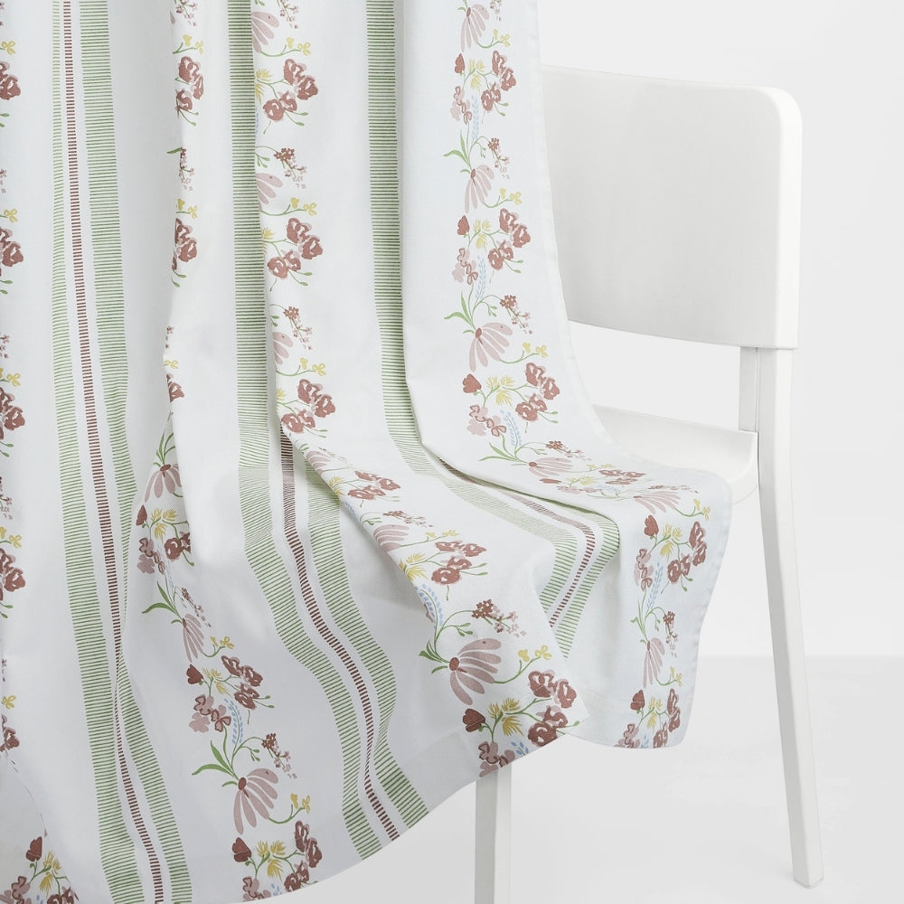Cotton Printed Pack Of 2 Curtain Maison Fleurée Multicolor
