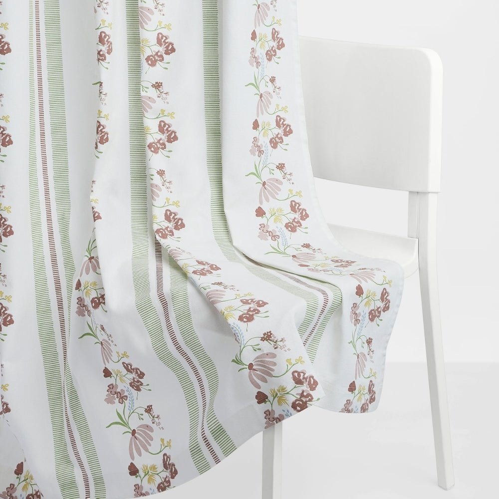 Cotton Printed Pack Of 2 Curtain Maison Fleurée Multicolor - Cotton Printed Curtains | haus & kinder