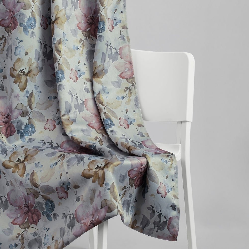 Polyester Printed Blackout Window Curtains Petal Poetry, Multi - Blackout Curtains | haus & kinder