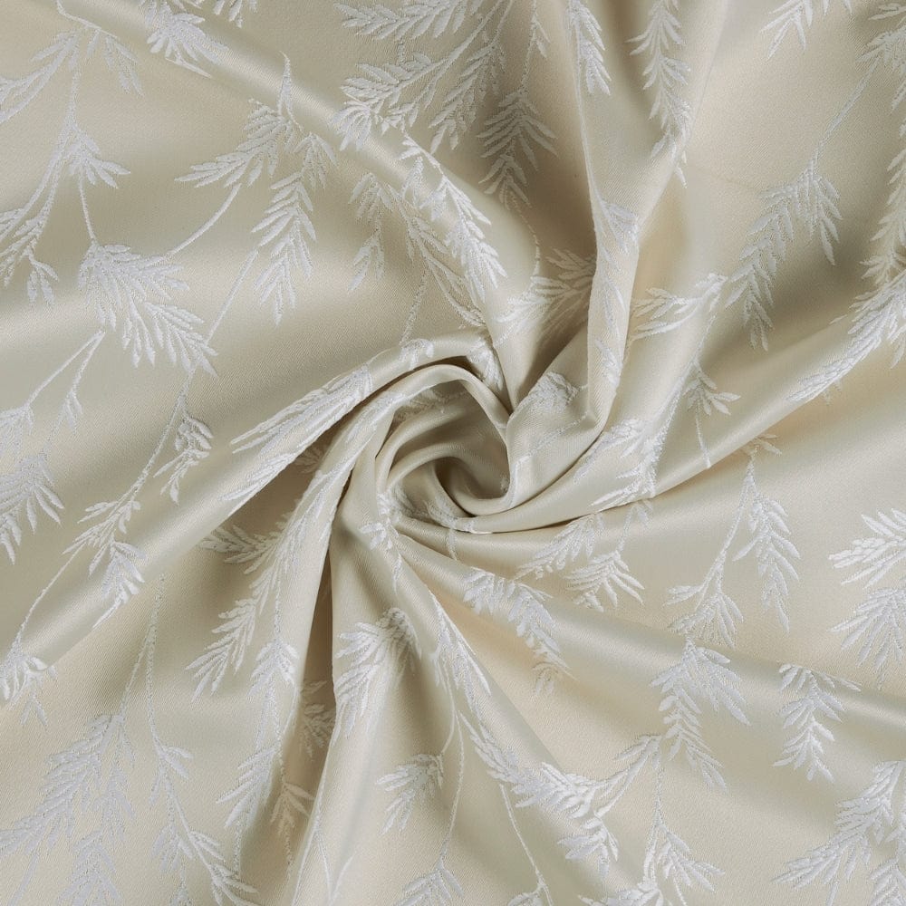 Whispering Willows Curtain Set, Champange