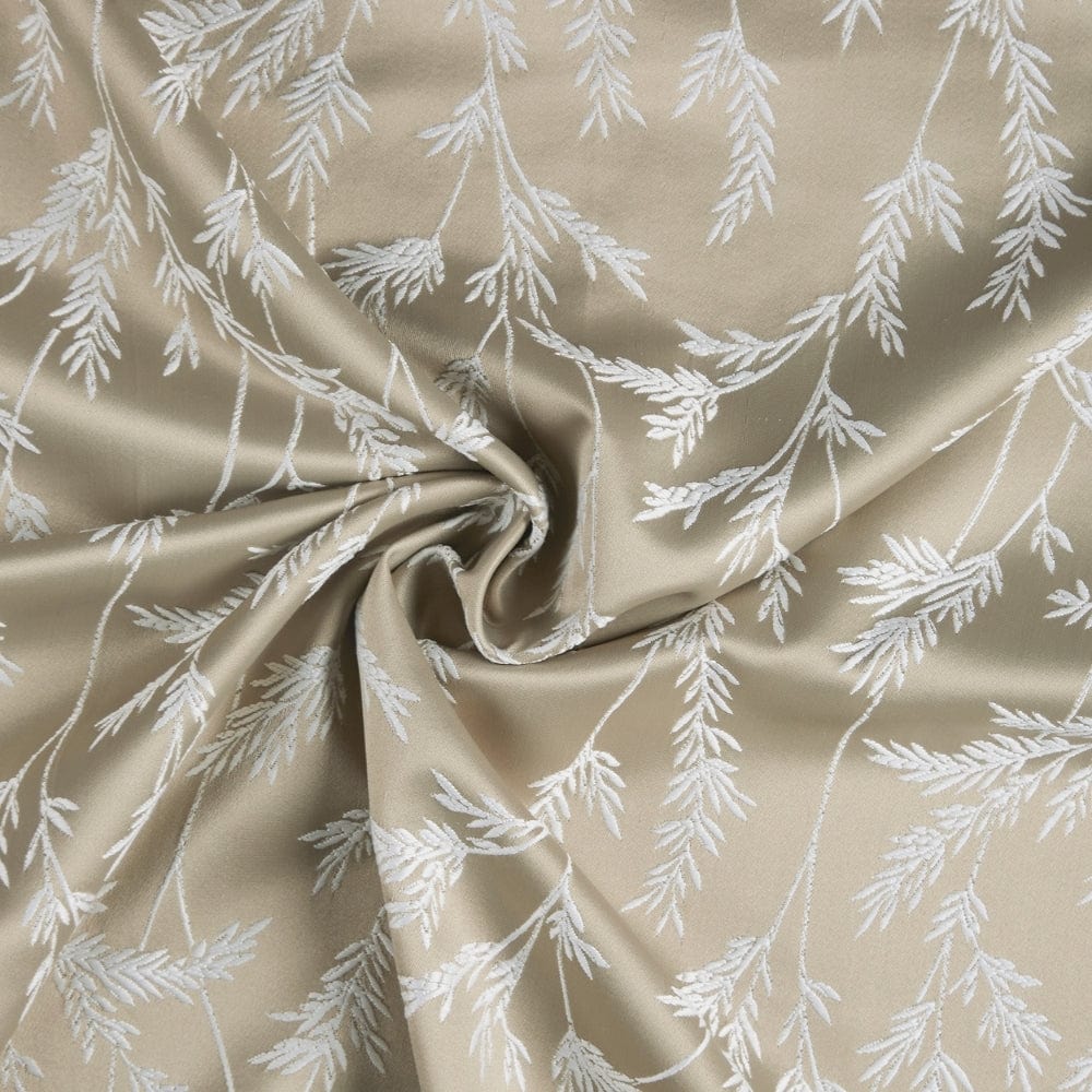 Whispering Willows Curtain Set, Taupe