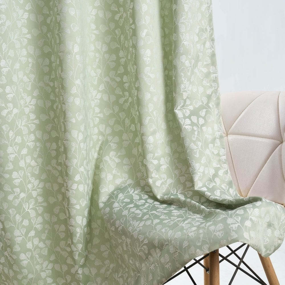 Ginkgo Serenity Curtain Set, Celadon