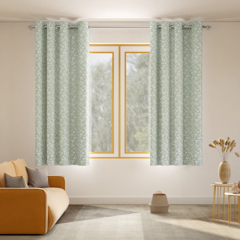 Ginkgo Serenity Curtain Set, Celadon