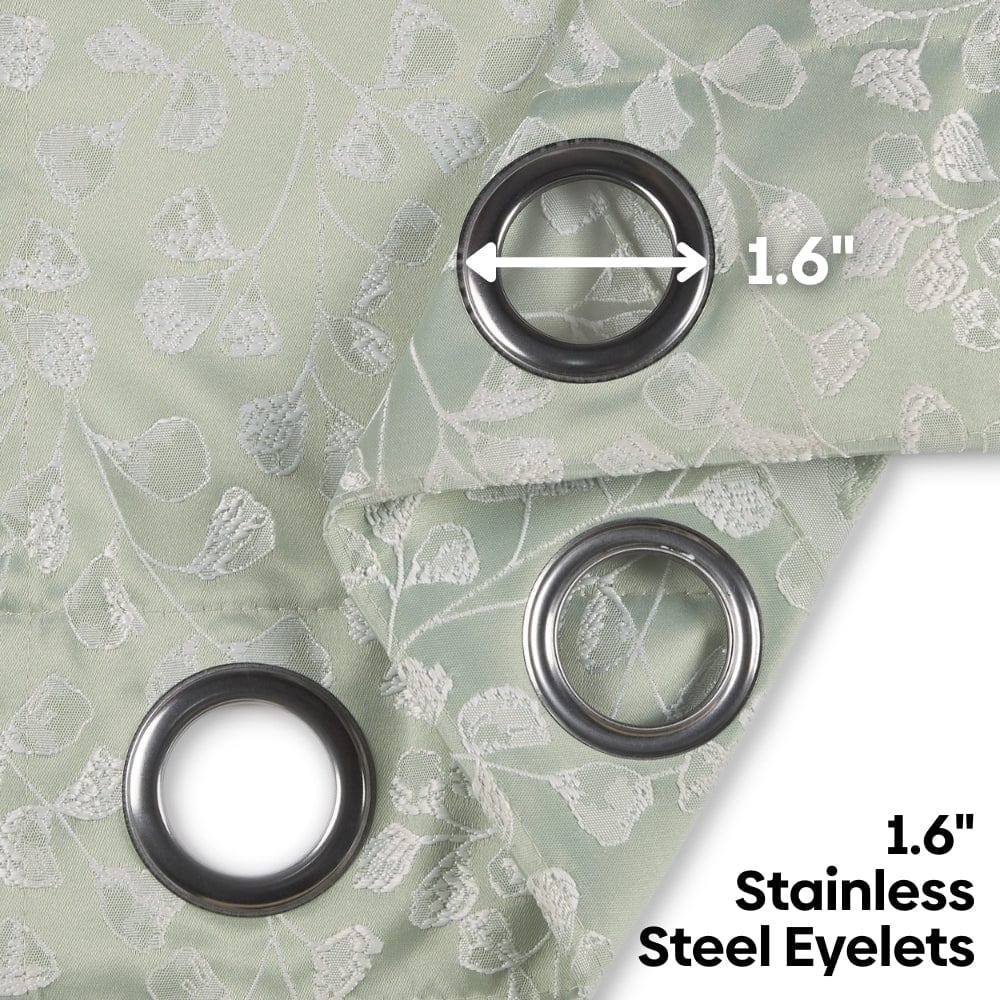 Ginkgo Serenity Curtain Set, Celadon