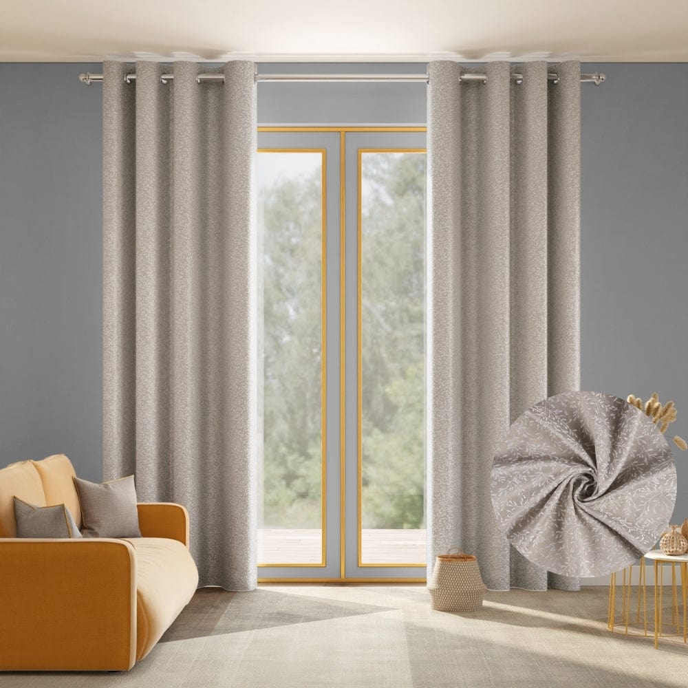 Willow Breeze Curtain Set, Ivory