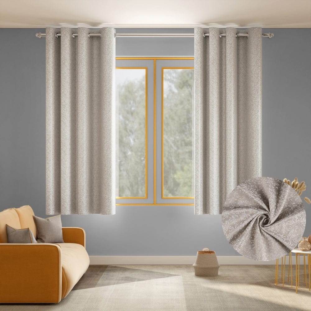 Willow Breeze Curtain Set, Ivory