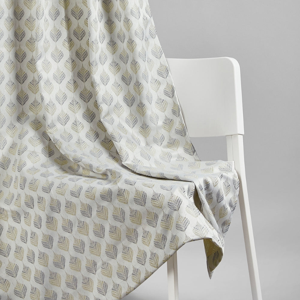 Polyester Jacquard Curtains Silverleaf Harmony, Grey