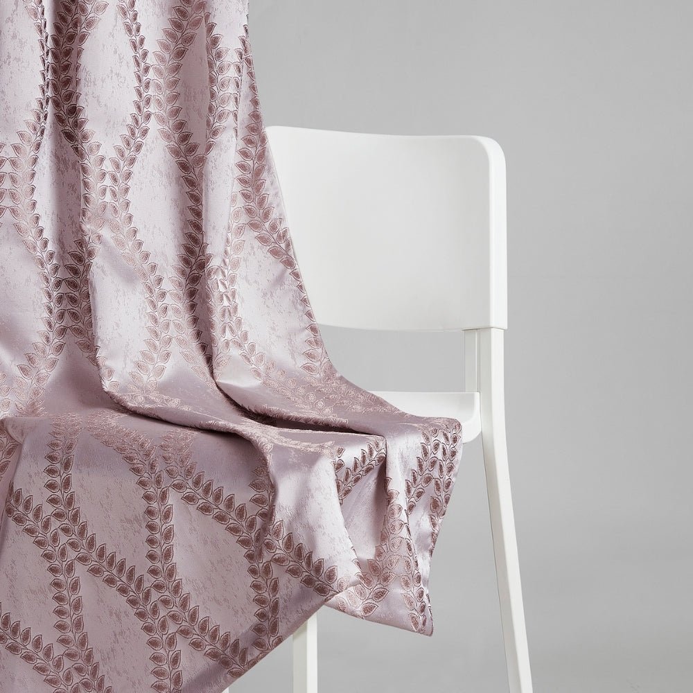 Polyester Jacquard Curtain Sandvine Emboss, Sand - Jacquard Curtains | haus & kinder