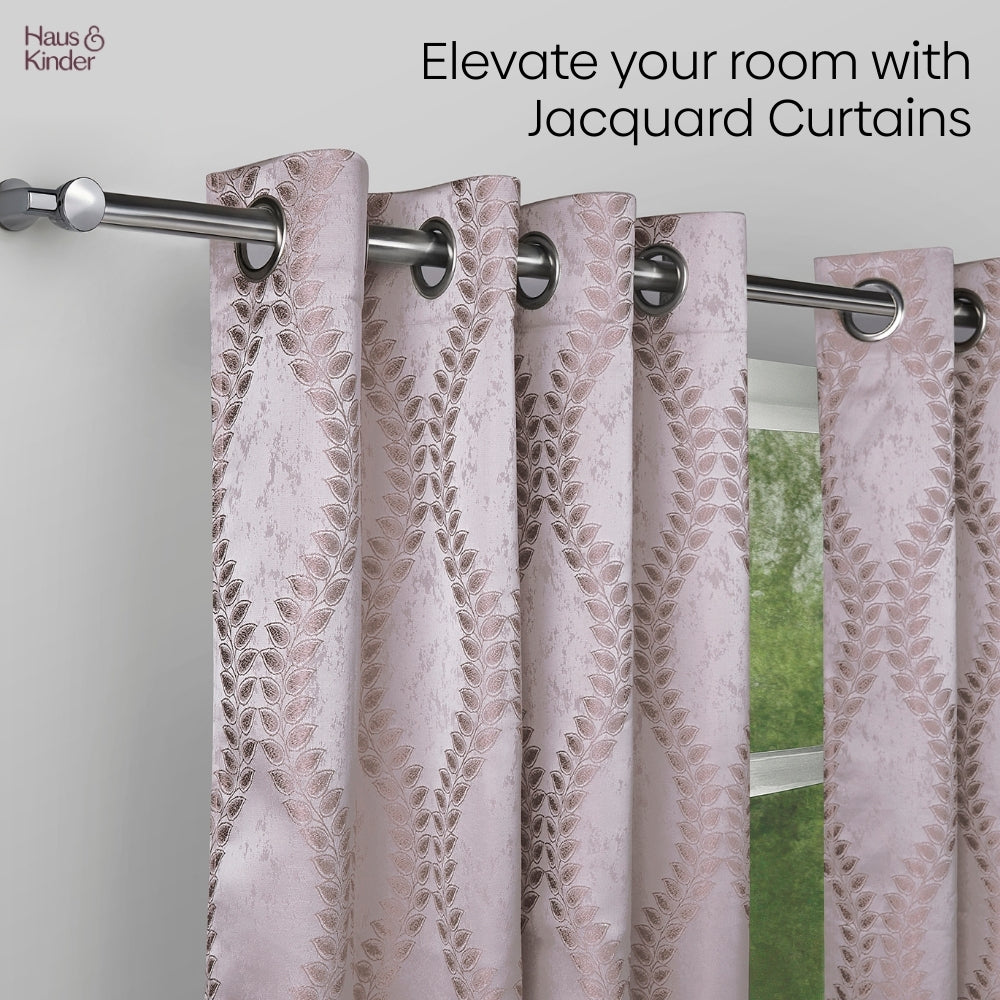 Polyester Jacquard Curtain Sandvine Emboss, Sand