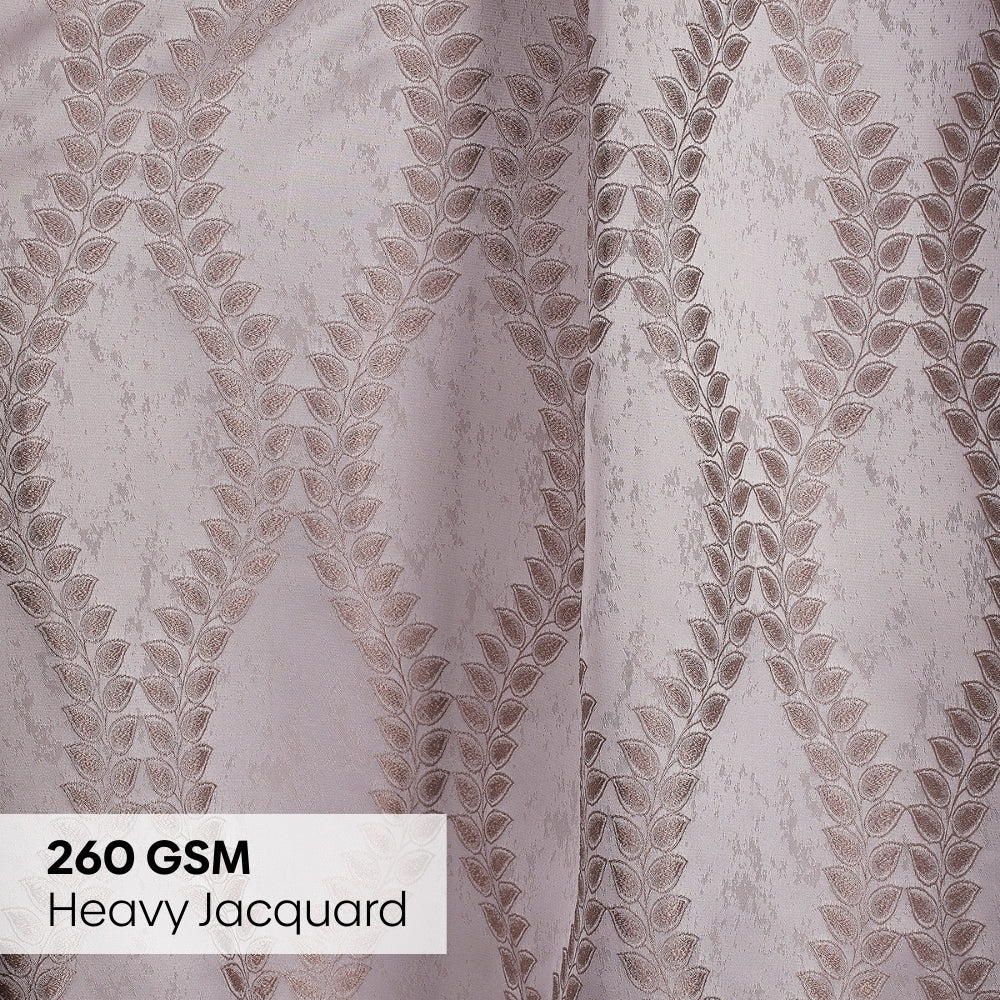 Polyester Jacquard Curtain Sandvine Emboss, Sand