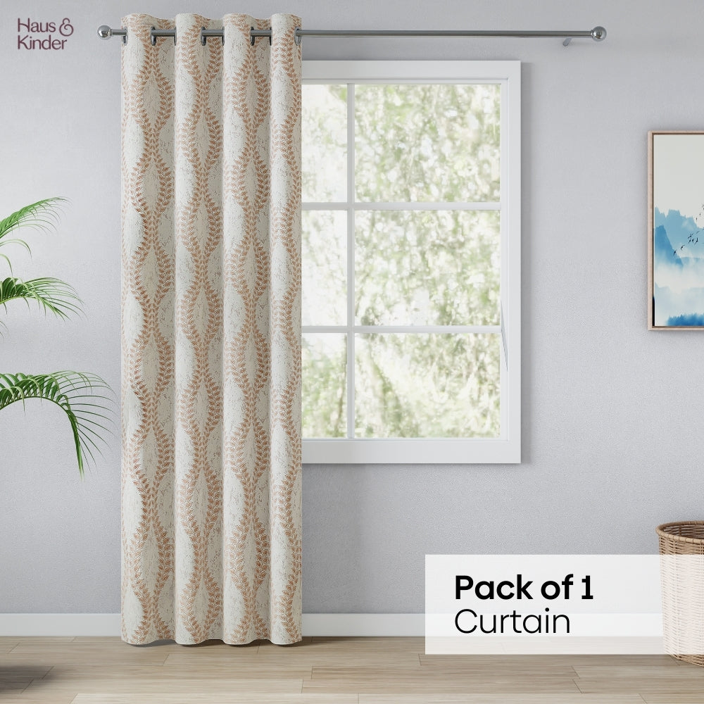 Polyester Jacquard Curtain Stonevine Emboss, Stone