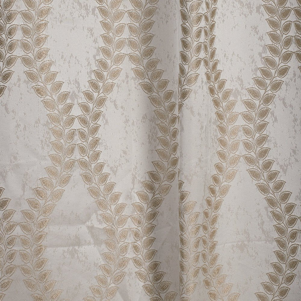 Polyester Jacquard Curtain Stonevine Emboss, Stone - Jacquard Curtains | haus & kinder